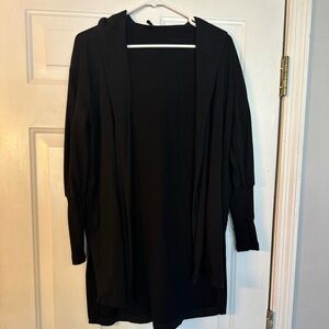 Capote Collection Black Cardigan Oversized